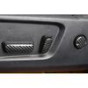For Toyota Tundra 2014- ABS Carbon Fiber Power Seat Control Button Cover 6pc