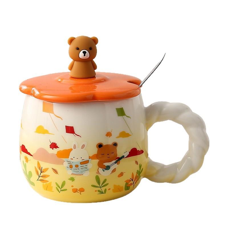 

Весна, лето, осень и зима четыре сезона чашка с постепенным изменением высокая ценность подарок на день рождения сувенир офис пара чашка для воды кофейная чашка 301-400ml