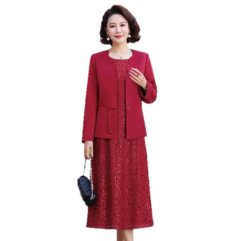 2026 Spring & Autumn Mother-in-Law Formal Wedding Dress Suit Skirt
