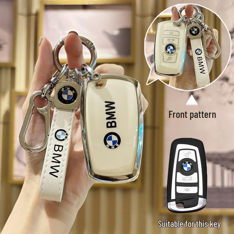 BMW Key Cover for 3, 5, X1, X2, X3, and X5 Series - Fits 1 Series, 320li, 325li, 530 Models.