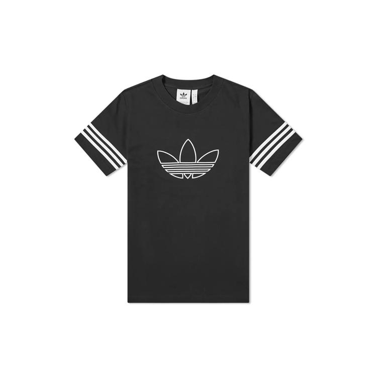 adidas originals футболка с контурным логотипом Черная FM3897 S