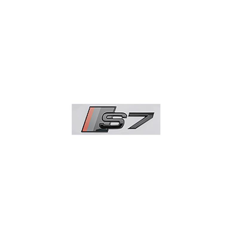 New ABS Plastic for Audi S3 S4 S5 S6 S7 S8 Letter Side Decal Rear Stickers Car Body Trunk Emblem Badge Decoration Accessories