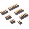 Smt Spring Battery Connector 2.0 Mm Pitch 2 3 4 5 6 7 8 Pin Male Contact Power Charge Connector Contacts Gold Plated