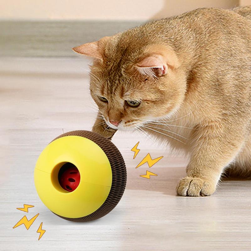 

Catnip Ball Honeycomb Shape Cat Chew Toys For Indoor Cats Built-in Bell Cat Scratcher Cat Ball Toys For Pet Lovers Cat Kitty spain