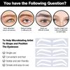 10/30/60PCS Disposable Eyebrow Design Stencil Eyebrow Tint Airbrush Auxiliary Sticker For Brows Shaping With Single