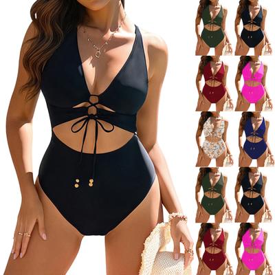 Women's One,Piece Fashionable Sexy Bikini With Padded Cups And Underwire,Free Swimsuit