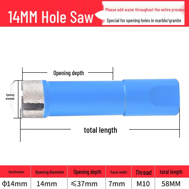 Angle Grinder Drill Bit for Marble, Glass, Tile & Granite