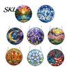 High Transparency Acrylic Art Puzzle Suncatcher, Artistic Window Hanging Ornament, 7.48 Inch Sun Catcher Decoration, Ideal for Gifting And Home Decor