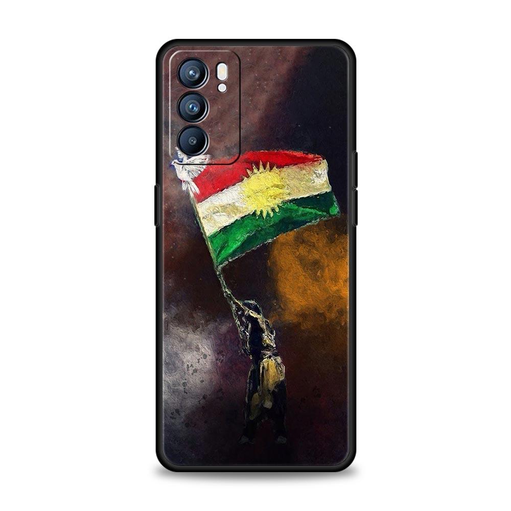 K-Kurdistan Flag Phone Case For Oppo Reno13 Reno12 Reno11 F Reno10 Pro A54 5G Find X5 A53 A52 A9 A17 A78 4G A79 A80 A98 Cover
