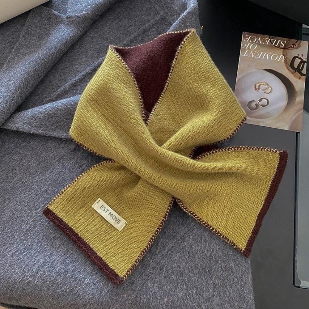 Warm Fabric Knitted Neck Warmer Soft Knitted Warm Neck Protector Autumn Winter Season