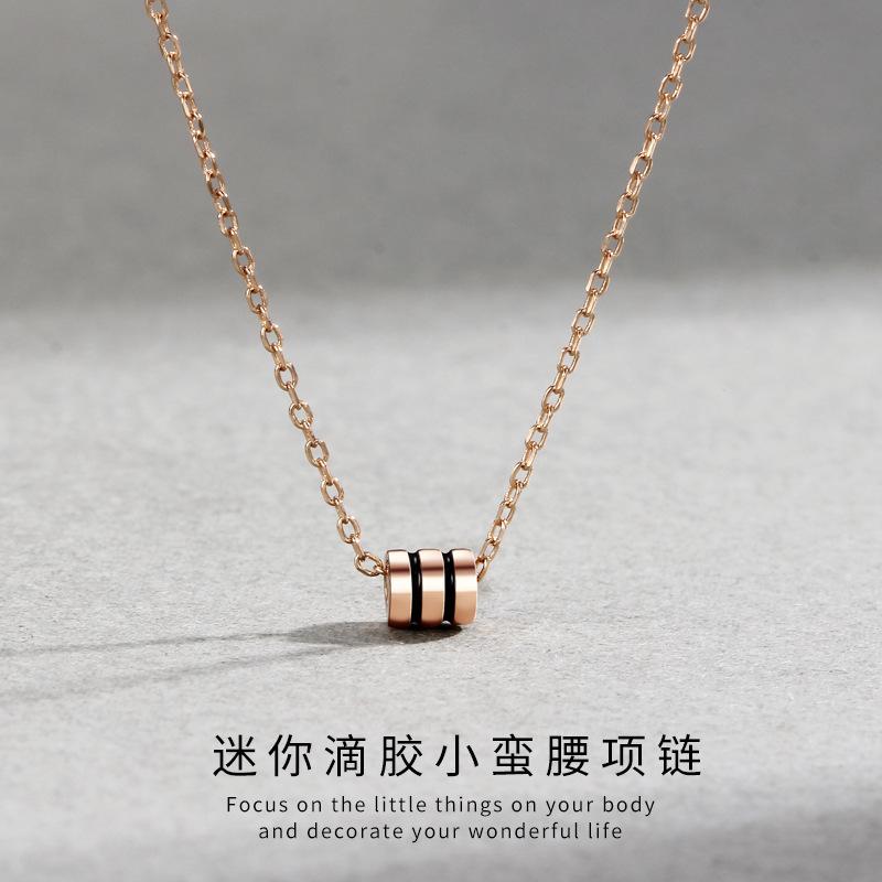 

Узкое ожерелье на талию женское корейское исполнение модный темперамент ins холодный ветер кулон универсальная ключичная цепочка