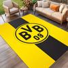 Borussia Dortmund Print Rug, Washable Floor Carpet, For Entryway Dorm Laundry Room Office Study, Home Decor Birthday Christmas Gift