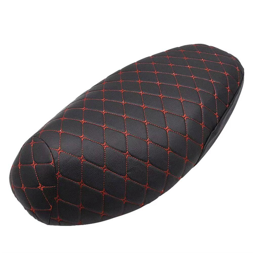 1Pcs Faux Leather Seat Cushion Cover High Toughness Comfortable Seat Pad Cover Dustproof Waterproof Easy Clean Motor Accessory