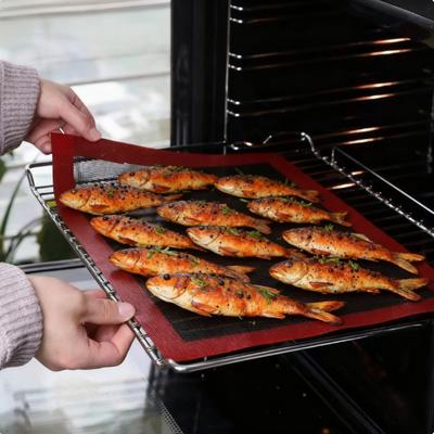 30X40cm Silikon Grill Matte Backblech Atmungsaktive Cookie Brot Matte Ofen Mikrowelle Hohe Temperatur Backen Küche Werkzeuge