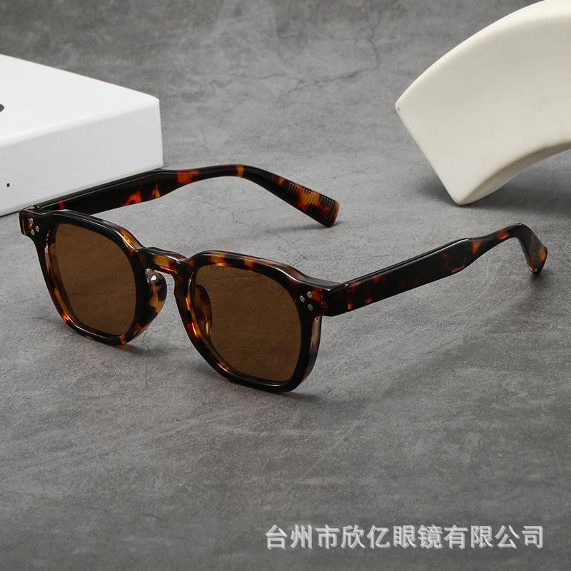 New retro thick oval small frame high-end women's sunglasses, sun protection, ultraviolet men's sunglasses