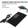 Reptiles Heating Pad Small Animals USB Temperature Control Heating Mat for Turtles  