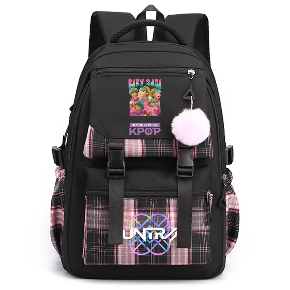 Anime Cute Cartoon K-Pop Printed Large Capacity Backpack for Teenger Student Girl Boy Schoolbag Bookbag Kid Gift Women Waterproof Travel Bag Mochila