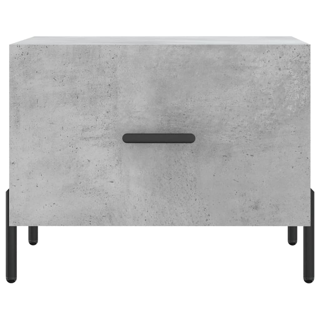 Vidaxl Couchtisch, Beton Grau, 50x50x40 cm