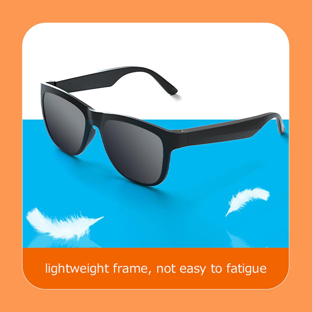 Lenovo Lecoo C8 Smart BT Headset UV Protection Music Glasses BT5.0 Chip Stable Pairing Comfortable Wearing Simple