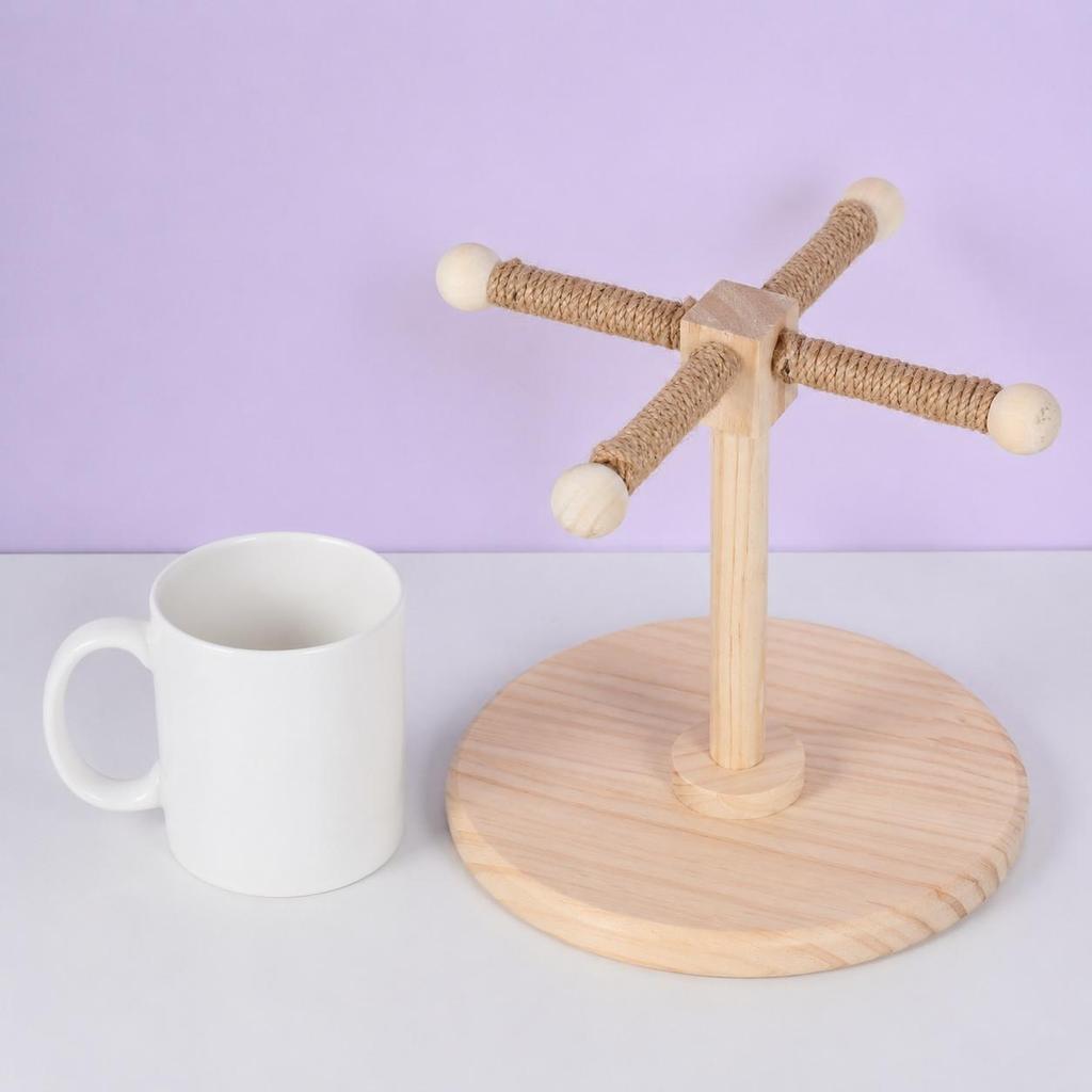 Wood Parrot Stand, Chewable Windmill Perch for Cockatiel Budgie Conure, Rotating Avian Companion