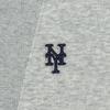 MLB New York Yankees Comfortable Polo Neck Loose Long Sleeve Half Zip Sweatshirt Unisex Sweatshirt Gray 3AMTB0546-09MGS