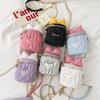 Children's Purse With Bow Detail Rhombus Chain Strap Mini Bag For Girls Summer New Stylish Shoulder Bag