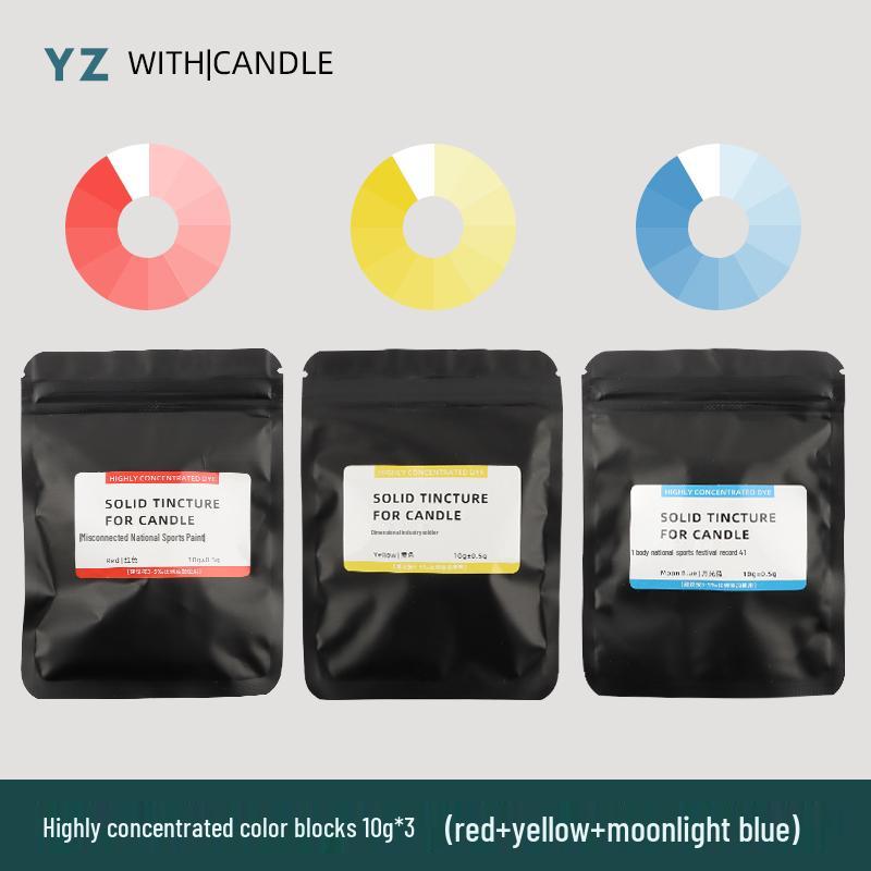 High-Concentration DIY Candle Pigment: Solid Pigment for Easy and Strong Wax Coloration