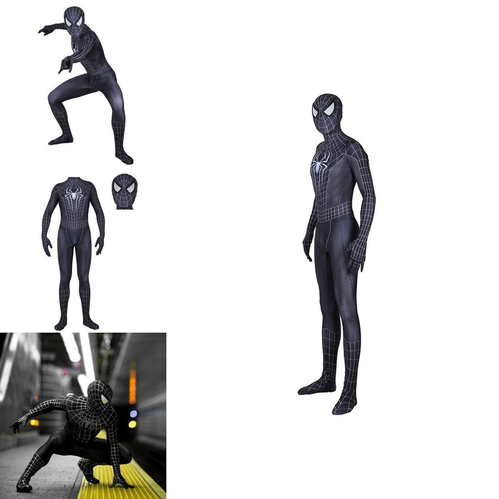 The Amazing 2 Spiderman Black Venom Cosplay Costume With Exquisite Workmanship
