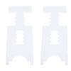 2 Pack Couch Wall Spacer Acrylic Clear Adjustable Sofa Stopper Furniture Wall Protector To Prevent Fire Safety From