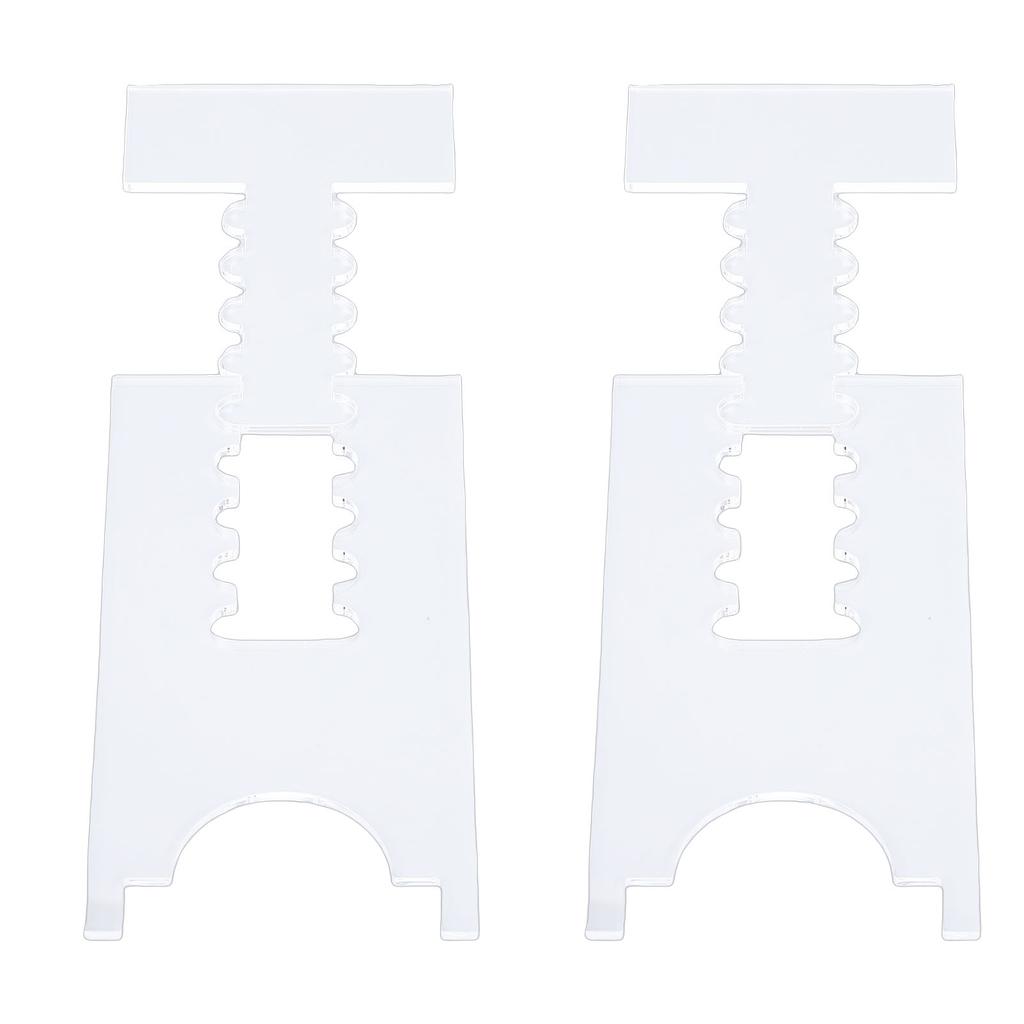 2 Pack Couch Wall Spacer Acrylic Clear Adjustable Sofa Stopper Furniture Wall Protector To Prevent Fire Safety From