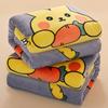Dual-Use Flannel Throw & Bed Sheet: Thick, Warm, Winter & All-Season Blanket for Dorm or Home, Single/Double