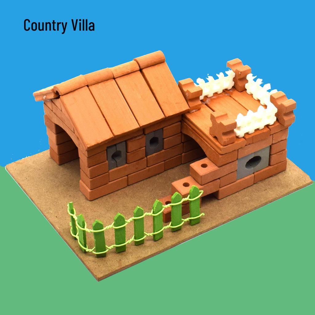 Little Bricklayer DIY Cement House Building Blocks - Educational Toy for Children