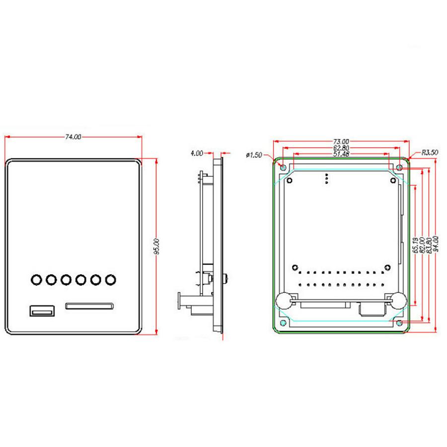 Afișaj LED Versuri Audio Bluetooth Decodor MP3 Modul Receptor Player MP3 Decodare USB SD WAV WMA AUX FM