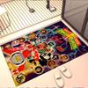 Mighty Morphin Power Rangers Print Rug, Washable Floor Carpet, For Entryway Dorm Laundry Room Office Study, Home Decor Birthday Christmas Gift
