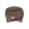 High Quality Outdoor Waterproof Flat-top Cap Anti-UV Pure Color Flat Top Worn-out Hat