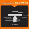 2/3/4-Minute T-Type Male Thread Barb Connector for Soft & Hard Pipes