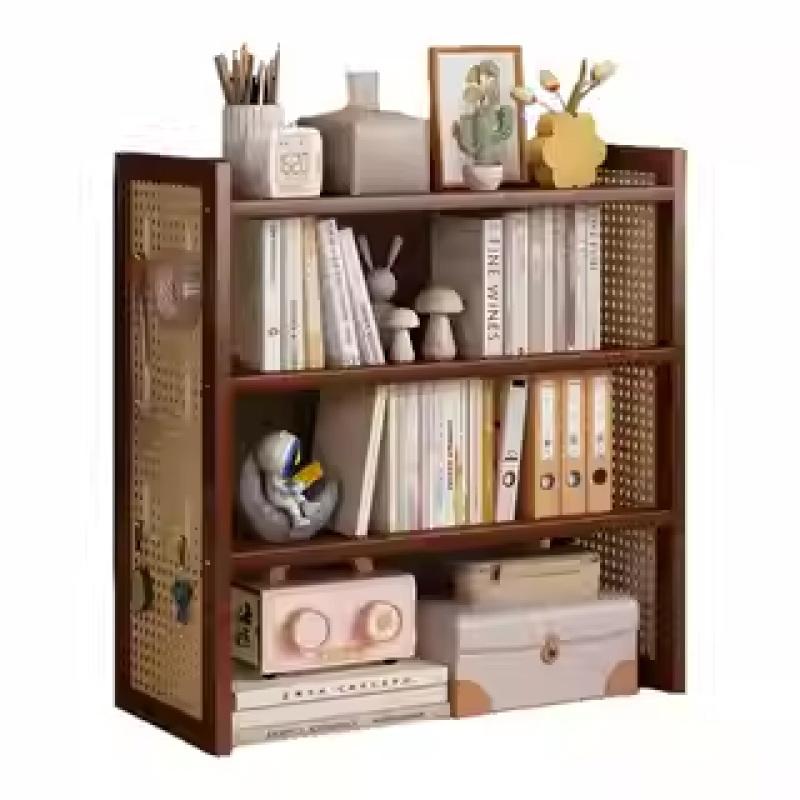 Popularna półka do przechowywania na biurko Mała prosta półka na biurko Biurko Mała biblioteczka Domowa biblioteczka