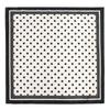 Retro Polka Dot Printed Female Neck Scarf Satin 90cm Square Scarf Neckerchief