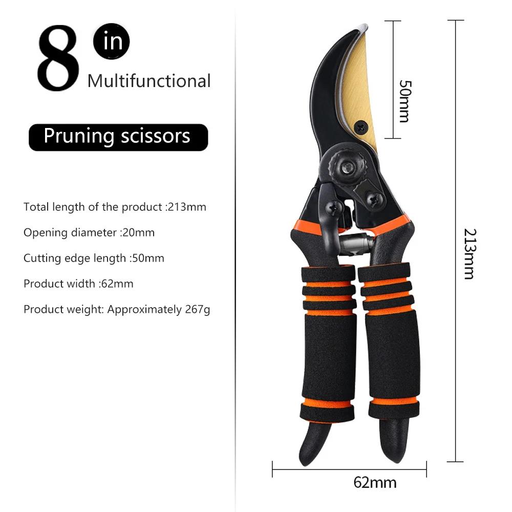 Gartenschere Schwerlast Gartenschere Scharfer Astschneider Obstbaumschere Pflanzenschneidwerkzeug Gartengerät