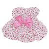 Little Pet Floral Skirt Puppy Rabbit Bow Dress Floral Clothes Cute Floral Skirt for Small Dogs Rabbits