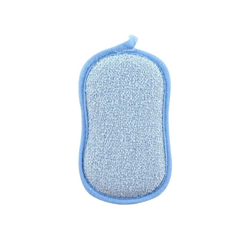 8-Shaped Double-Sided Wavy Dishwashing Sponge 