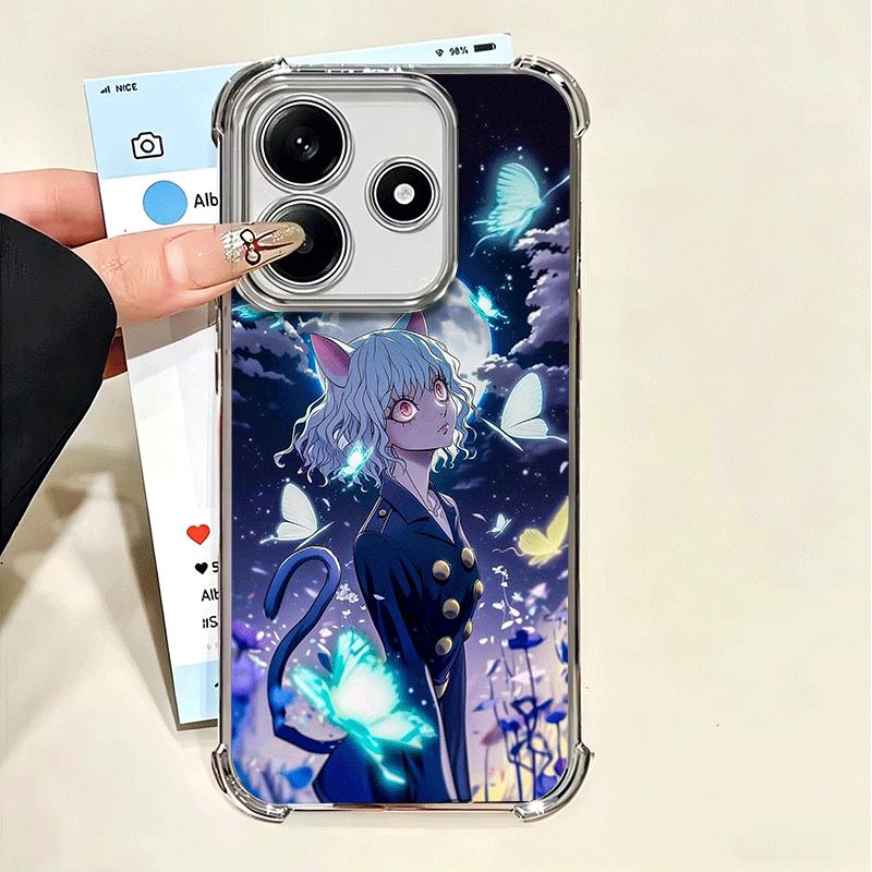 

Мягкий чехол для телефона Hunter X-Hunters Pitou для Xiaomi Poco X7 X8 Pro Max X6 X5 X3 F8 Ultra F7 M8 M7 M5S Redmi 15C 15A 15 14C 13C 12C Xiaomi Redmi 13C 4G