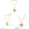 Style Star Shape Titanium Steel Pendant Necklace For Men And Women