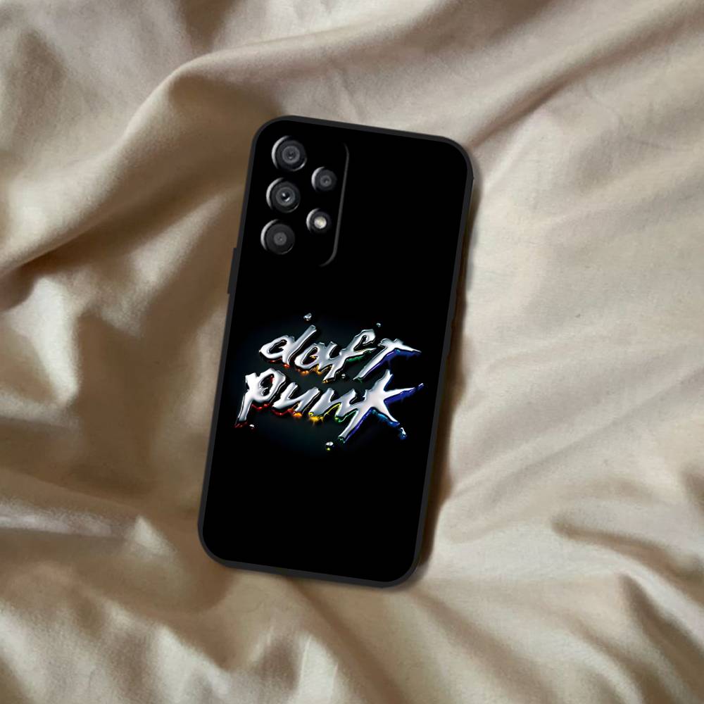 D-Daft Punk Band Phone Case For Samsung  A20,A21s,A22,A31,A32,A52,A53,A72,73,A80 Soft Black Cover