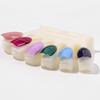 Nail Art Color Card Transparent Natural Color Plate Color Practice Nail Piece, Fake Nail, Display Nail Piece Nail Mold Crown Color Card