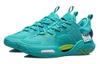 Li Ning All City 9 V1.5 Kids & Youth Low top Performance Basketball Shoes Sea Wave Blue ABPR033-4