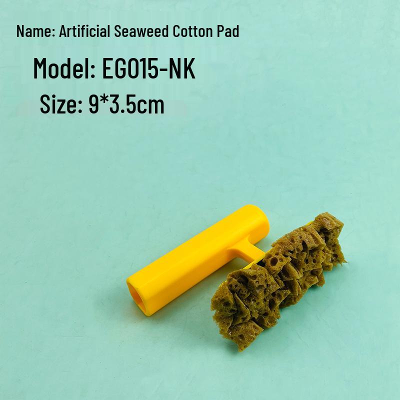Tri-Color Iridescent Seaweed Cotton Pad Roller Brush with Silver Foil Speckles