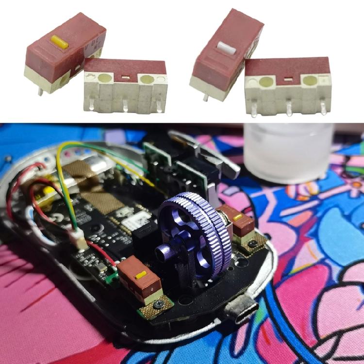 Precise Noiseless Mouse Microswitch 10 Million Clicks for Accurate and Fast Response In Quiet Work Environment