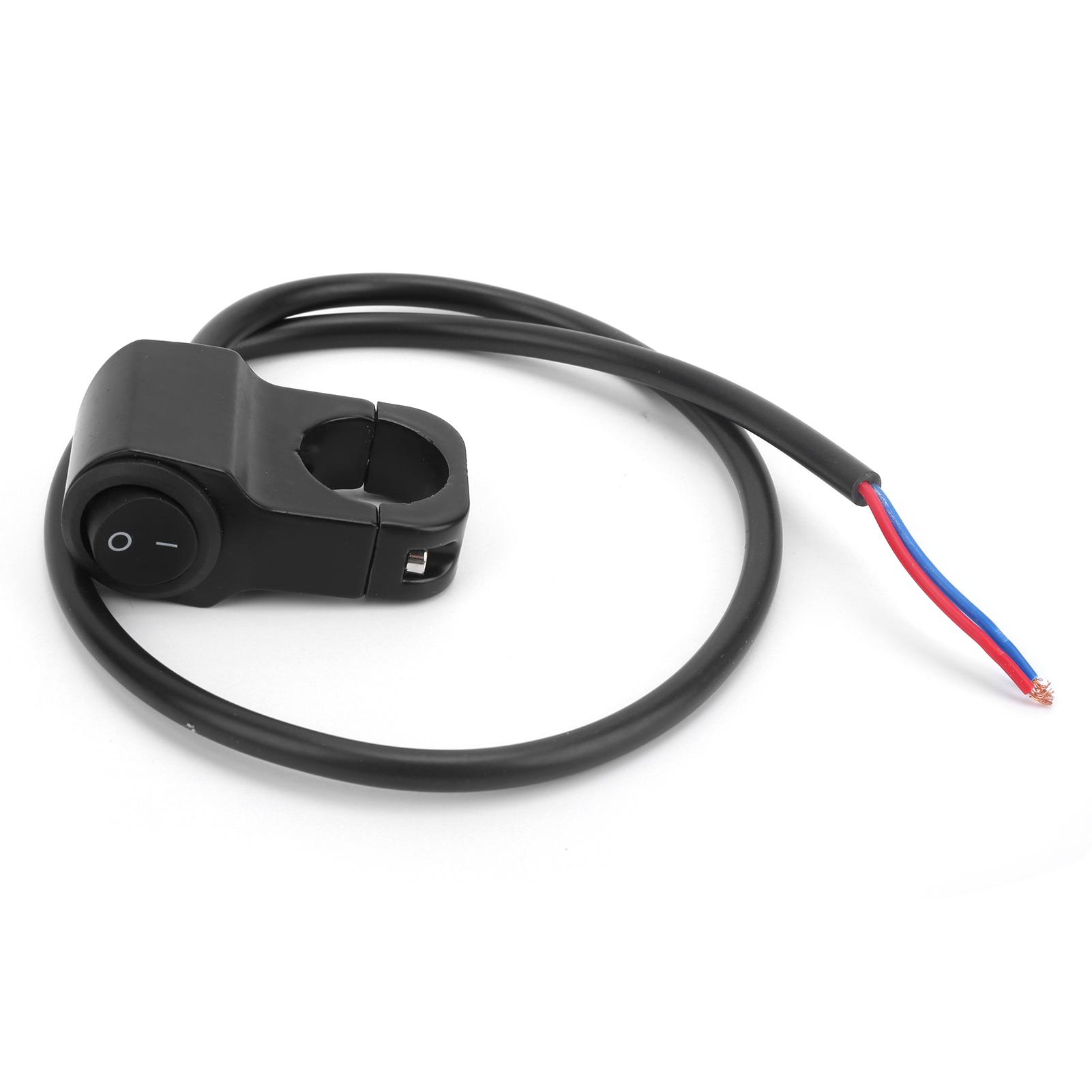 

78 дюймовый переключатель руля фара противотуманная фара кнопка включения/выключения водонепроницаемый для 12 В мотоцикла квадроцикла электрического