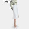 PORTS Women's Wool Blend High-Waisted A-Line Skirt